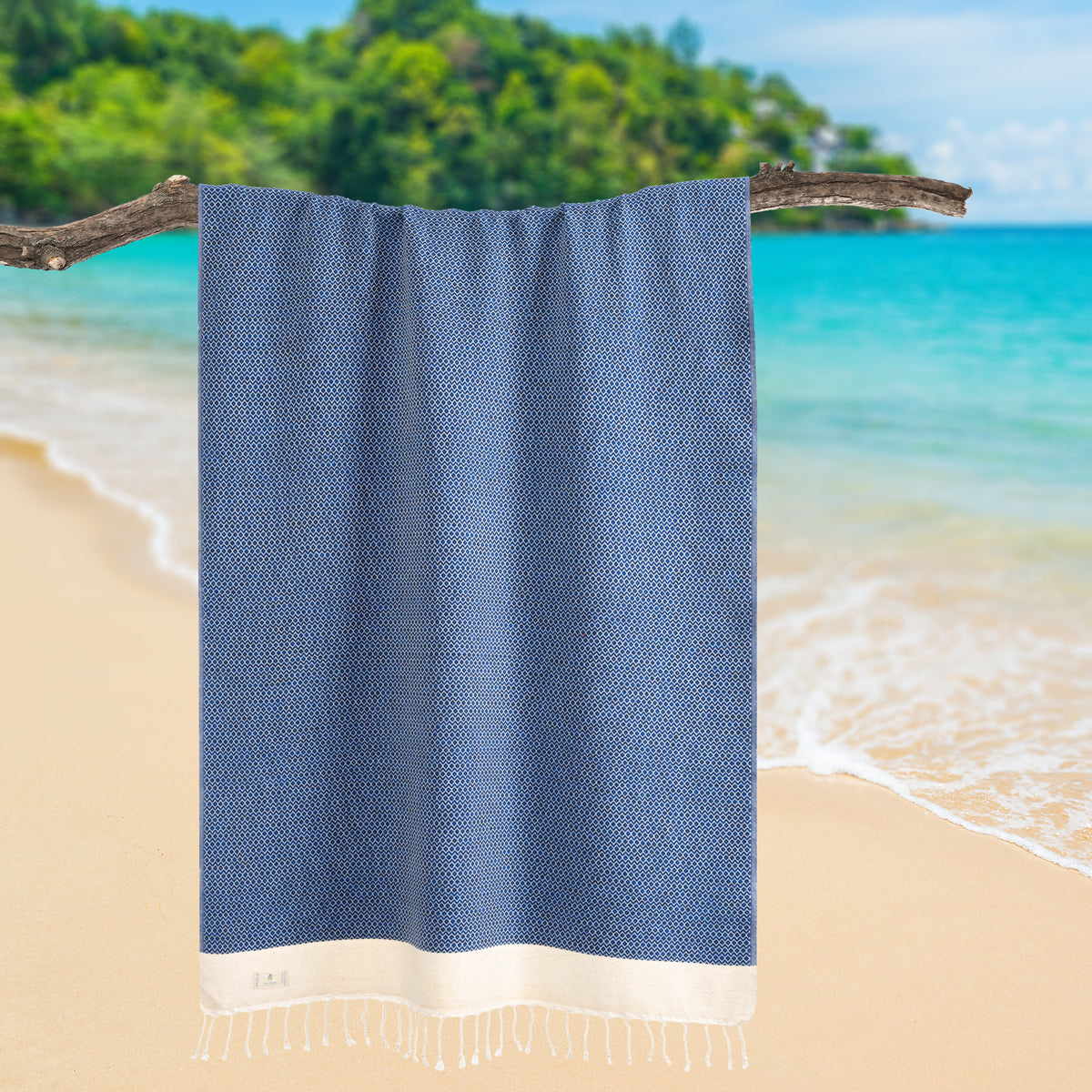 XXL Strandtuch 100x200 cm aus 100% Baumwolle – Natur Future